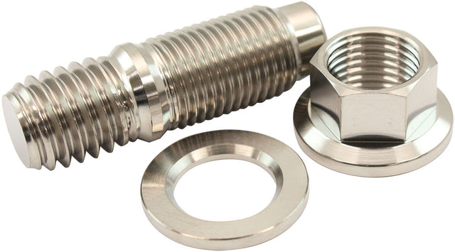 1/2" Titanium Stud Washer Hex Nut Kit 1/2-20 Nut 1/2-13 Boltheader AF55-3009 - Aeroflow