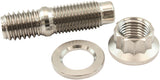 7/16" Titanium Stud Washer Nutkit 7/16-20 Nut 7/16-14 Bolt Header AF55-3010 - Aeroflow