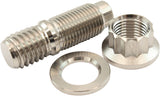 1/2" Titanium Stud Washer Nut Kit 1/2-20 Nut 1/2-13 Bolt Header AF55-3011 - Aeroflow
