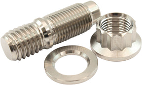 1/2" Titanium Stud Washer Nut Kit 1/2-20 Nut 1/2-13 Bolt Header AF55-3011 - Aeroflow