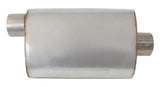 4" Offset / Center Muffler 22" Length, 11.77" W, 6" H AF5501-400 - Aeroflow