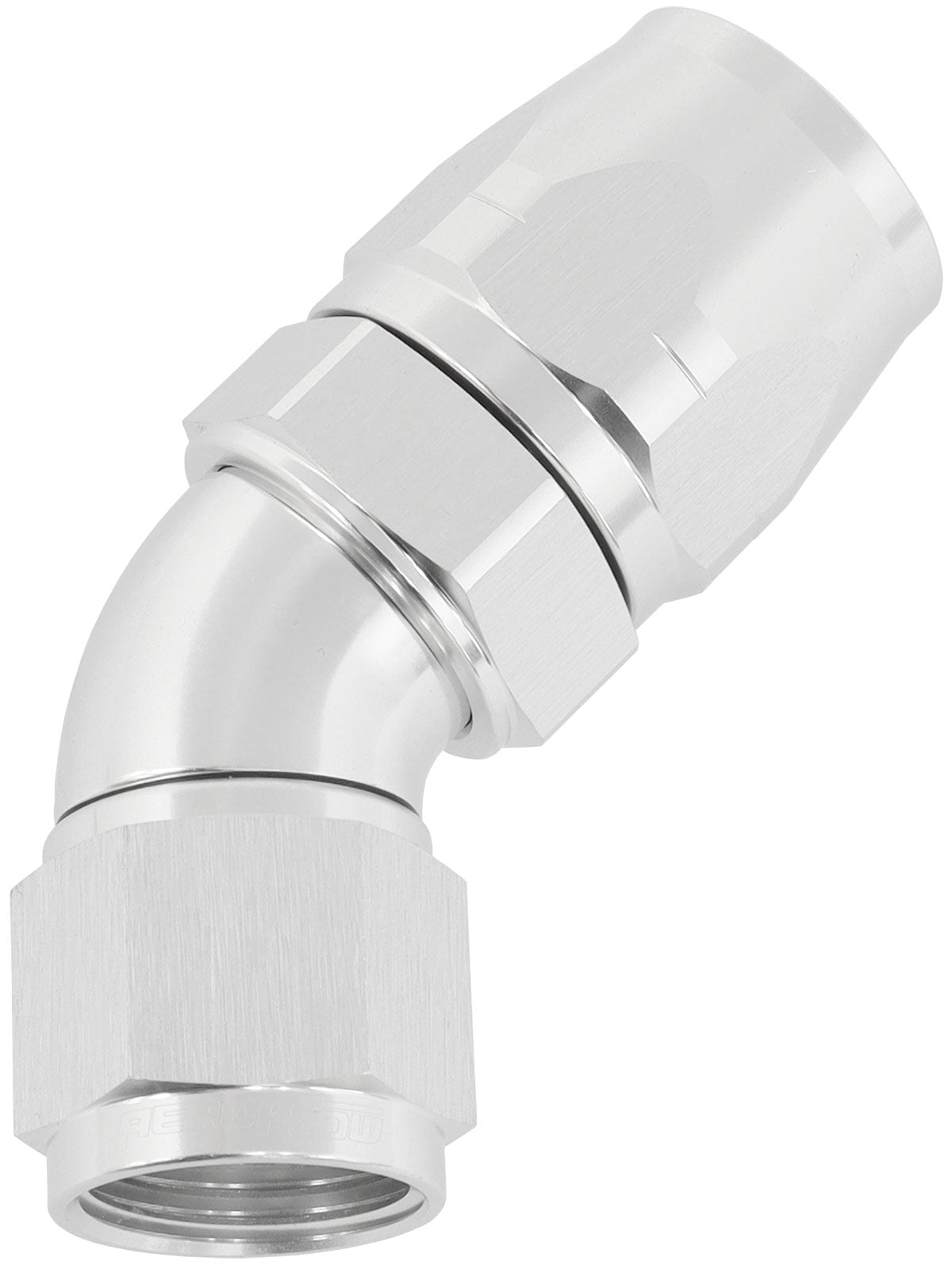 Stepped 45 Deg Hose End -12 Hosto -10AN Expander Hose End Sil AF552-12-10S - Aeroflow