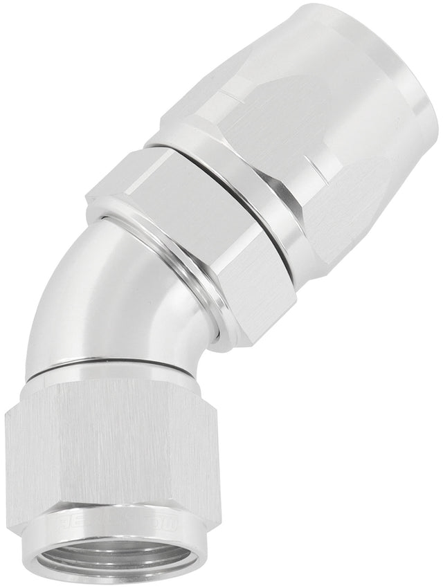 Stepped 45 Deg Hose End -12 Hosto -10AN Expander Hose End Sil AF552-12-10S - Aeroflow