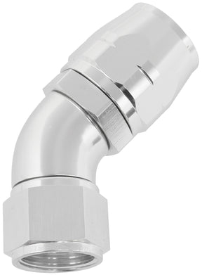 Stepped 45 Deg Hose End -16 Hosto -12AN Expander Hose End Sil AF552-16-12S - Aeroflow