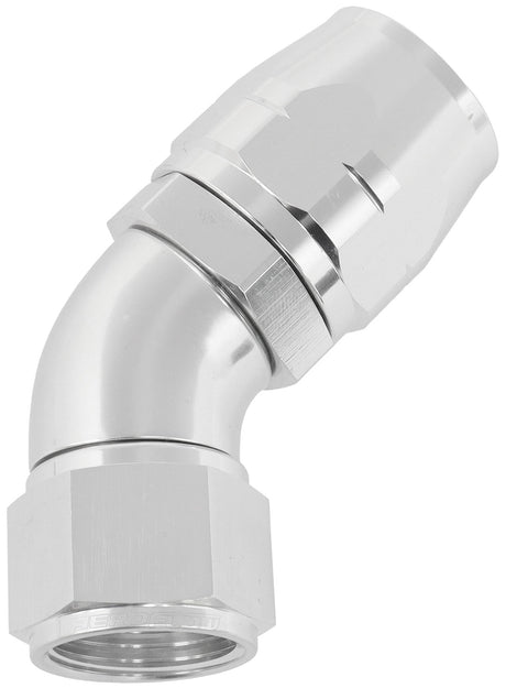 Stepped 45 Deg Hose End -16 Hosto -12AN Expander Hose End Sil AF552-16-12S - Aeroflow