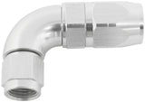 Stepped 90 Deg Hose End -8 Hose To -6AN Expander Hose End Sil AF553-08-06S - Aeroflow