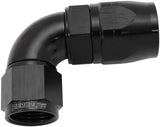 Stepped 90 Deg Hose End -12 Hosto -10AN Expander Hose End Bla AF553-12-10BLK - Aeroflow