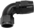Stepped 90 Deg Female -12 Hose To -16AN Expander Hose End Bla AF553-16-12BLK - Aeroflow