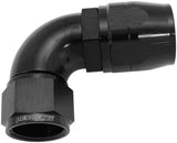 Stepped 90 Deg Female -12 Hose To -16AN Expander Hose End Bla AF553-16-12BLK - Aeroflow