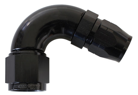 Stepped 120 Deg Hose End -8 Hosto -6AN Expander Hose End Blac AF554-08-06BLK - Aeroflow