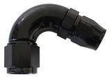Stepped 120 Deg Hose End 12 Hosto -16AN Reducer Hose End Blac AF554-12-16BLK - Aeroflow
