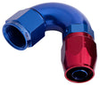 Alloy 120 Deg Hose End -16AN Blue Cutter Style Full Flow AF554-16 - Aeroflow