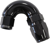 Stepped 150 Deg Hose End -8 Hosto -6AN Expander Hose End Blac AF555-08-06BLK - Aeroflow