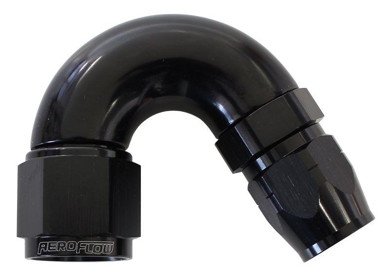Stepped 150 Deg Hose End 16 Hosto -12AN Expander Hose End Bla AF555-16-12BLK - Aeroflow