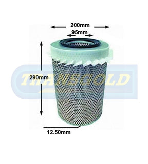 Air Filter (Hda5553) Hino Fd-Ff Non Turbo AF5553 - Transgold | Universal Auto Spares