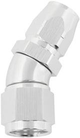 Alloy 30 Deg Hose End -8 Hose To -10AN Reducer Hose End Silv AF557-08-10S - Aeroflow