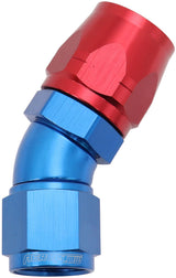 Alloy 30 Deg Hose End -12 Hose To -10AN Expander Hose End Blu AF557-12-10 - Aeroflow