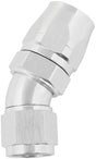 Alloy 30 Deg Hose End -12 Hose To -10AN Expander Hose End Sil AF557-12-10S - Aeroflow
