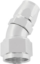 Alloy 30 Deg Hose End -12 Hose To -16AN Reducer Hose End Silv AF557-12-16S - Aeroflow