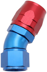 Alloy 30 Deg Hose End -16 Hose To -12AN Expander Hose End Blu AF557-16-12 - Aeroflow
