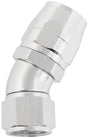Alloy 30 Deg Hose End -16 Hose To -12AN Expander Hose End Sil AF557-16-12S - Aeroflow