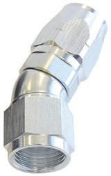 Alloy 30 Deg Hose End -16AN Silver Cutter Style Full Flow AF557-16S - Aeroflow