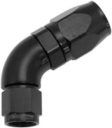 Alloy 60 Deg Hose End -8 Hose To -6 Expander Hose End Black AF558-08-06BLK - Aeroflow