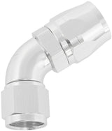 Alloy 60 Deg Hose End -12 Hose To -10 Expander Hose End Silve AF558-12-10S - Aeroflow