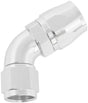 Alloy 60 Deg Hose End -12 Hose To -10 Expander Hose End Silve AF558-12-10S - Aeroflow