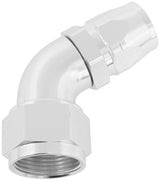 Alloy 60 Deg Hose End -12 Hose To -16 Reducer Hose End Silver AF558-12-16S - Aeroflow