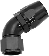 Alloy 60 Deg Hose End -16 Hose To -12AN Expander Hose End Bla AF558-16-12BLK - Aeroflow