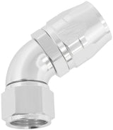 Alloy 60 Deg Hose End -16 Hose To -12AN Expander Hose End Sil AF558-16-12S - Aeroflow