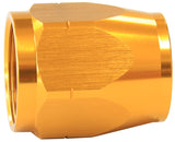 Gold Hose End Socket Cutter Style Fittings Only AF559-04DCG - Aeroflow