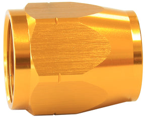 Gold Hose End Socket Cutter Style Fittings Only AF559-04DCG - Aeroflow