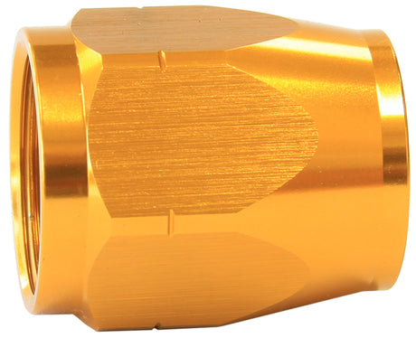 Gold Hose End Socket Cutter Style Fittings Only AF559-08DCG - Aeroflow