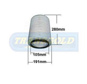 Air Filter (Hda5735)Hino Fc With W06D Eng AF5735 - Transgold | Universal Auto Spares