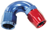 150 Deg -12AN Full Flow Teflon Hose End Blue 1 Piece Full Flow AF575-12D - Aeroflow