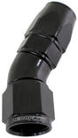 30 Deg -3AN Full Flow Teflon Hose End Black 1 Piece Full Flow AF577-03DBLK - Aeroflow
