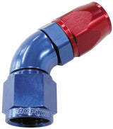 60 Deg -16AN Full Flow Teflon Hose End Blue 1 Piece Full Flow AF578-16D - Aeroflow