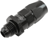 Male -6AN To -6AN Teflon Hose End Straight Male ORB Black AF580-06-06DBLK - Aeroflow