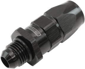 Male -6AN To -6AN Teflon Hose End Straight Male ORB Black AF580-06-06DBLK - Aeroflow