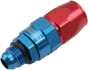 Male -6AN To -8AN Teflon Hose End Straight Male ORB Blue AF580-08-06D - Aeroflow