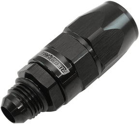 Male -6AN To -8AN Teflon Hose End Straight Male ORB Black AF580-08-06DBLK - Aeroflow