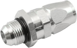 Male -10AN To 10AN Teflon Hose End Straight Male ORB Silver AF580-10-10DS - Aeroflow