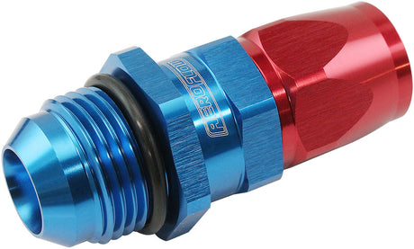 Male -12AN To 10AN Teflon Hose End Straight Male ORB Blue AF580-10-12D - Aeroflow