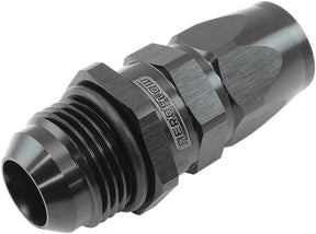 Male -12AN To 10AN Teflon Hose End Straight Male ORB Black AF580-10-12DBLK - Aeroflow