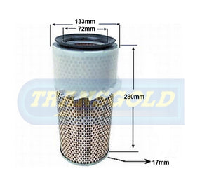 Air Filter Mitsubishi Pajero Turbo Diesel '83-91 (hda5866) AF5866 - Transgold | Universal Auto Spares