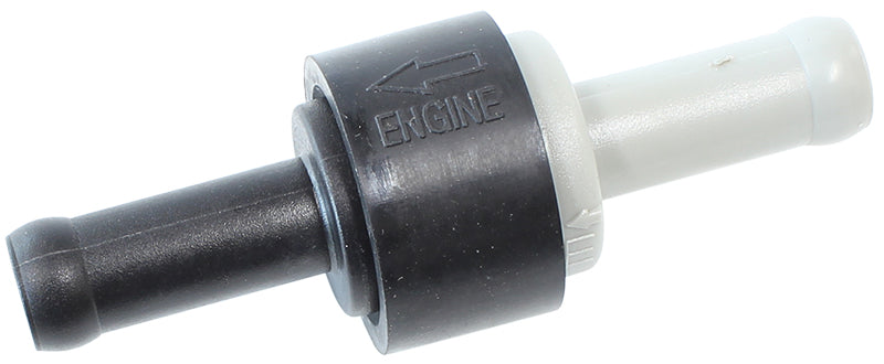 Straight 3/8" Check Valve For Brake Booster Hose 1 Way Valveinline AF59-1050 - Aeroflow