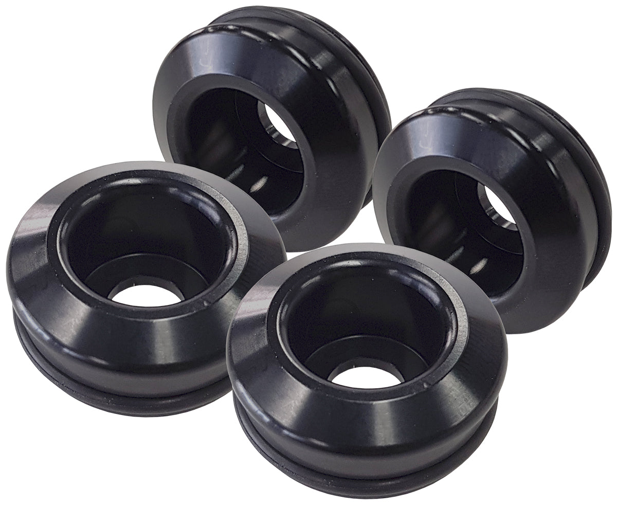 Nissan S14 S15 Fuel Injector Inserts 4 x Pieces Black Anodi AF59-2122 - Aeroflow