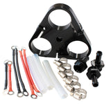 Triple 40mm Pump Bracket & In Tank Hose AF59-4053BLK - Aeroflow